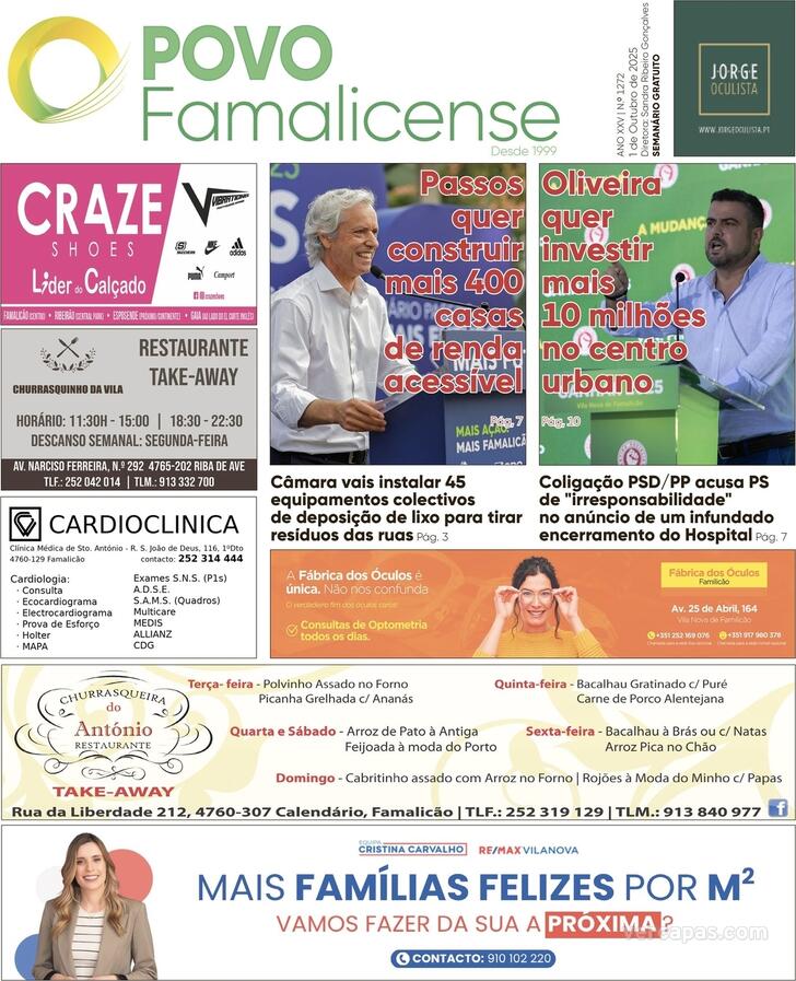 Capa O Povo Famalicense - 2025-09-30