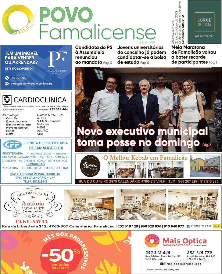 Capa O Povo Famalicense - 2025-10-22