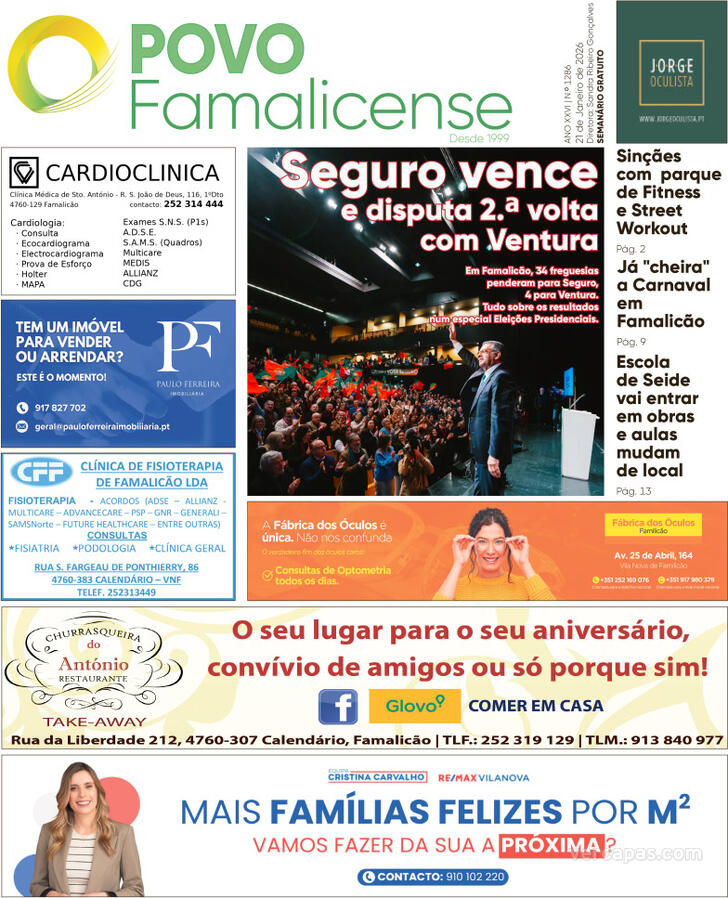 Capa O Povo Famalicense - 2026-01-21