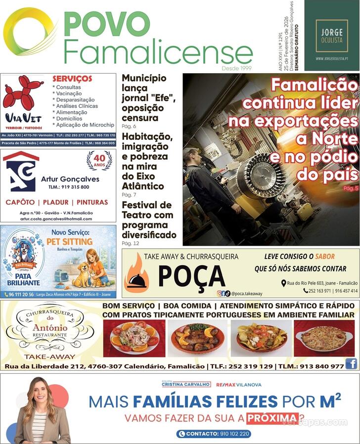 Capa O Povo Famalicense - 2026-02-25