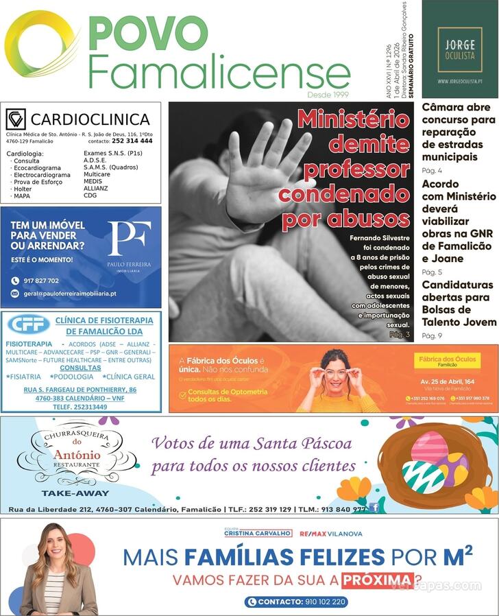 Capa O Povo Famalicense - 2026-04-01