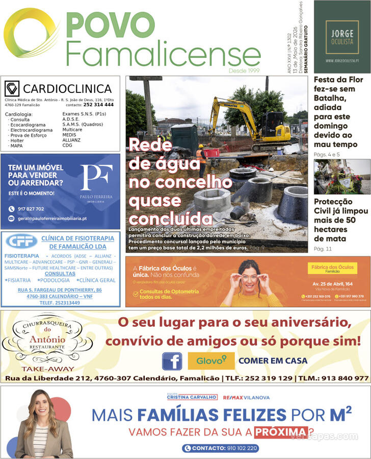Capa O Povo Famalicense - 2026-05-13