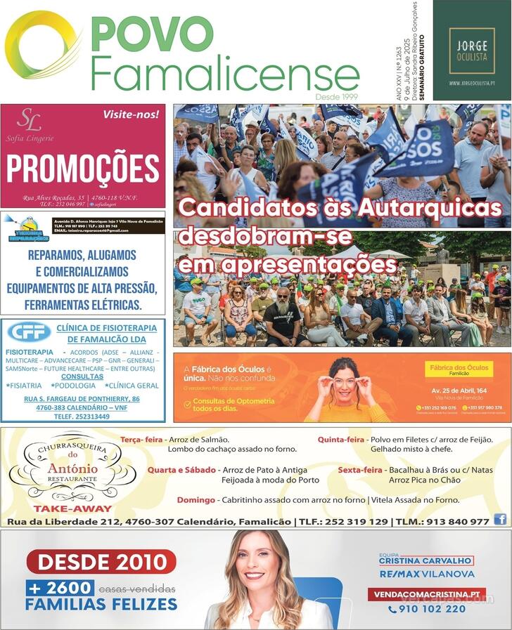 Capa O Povo Famalicense - 2025-07-08