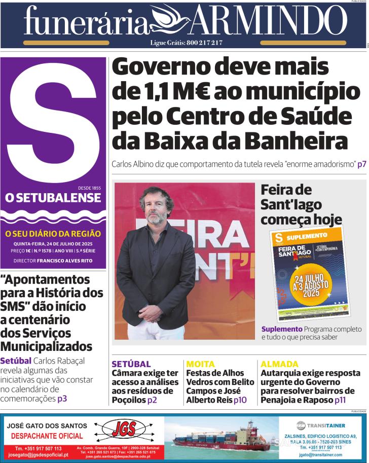 Capa O Setubalense - 2025-07-24