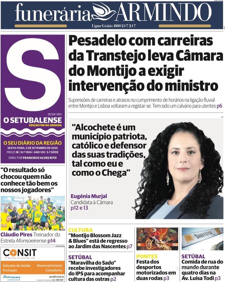 Capa O Setubalense - 2025-09-05