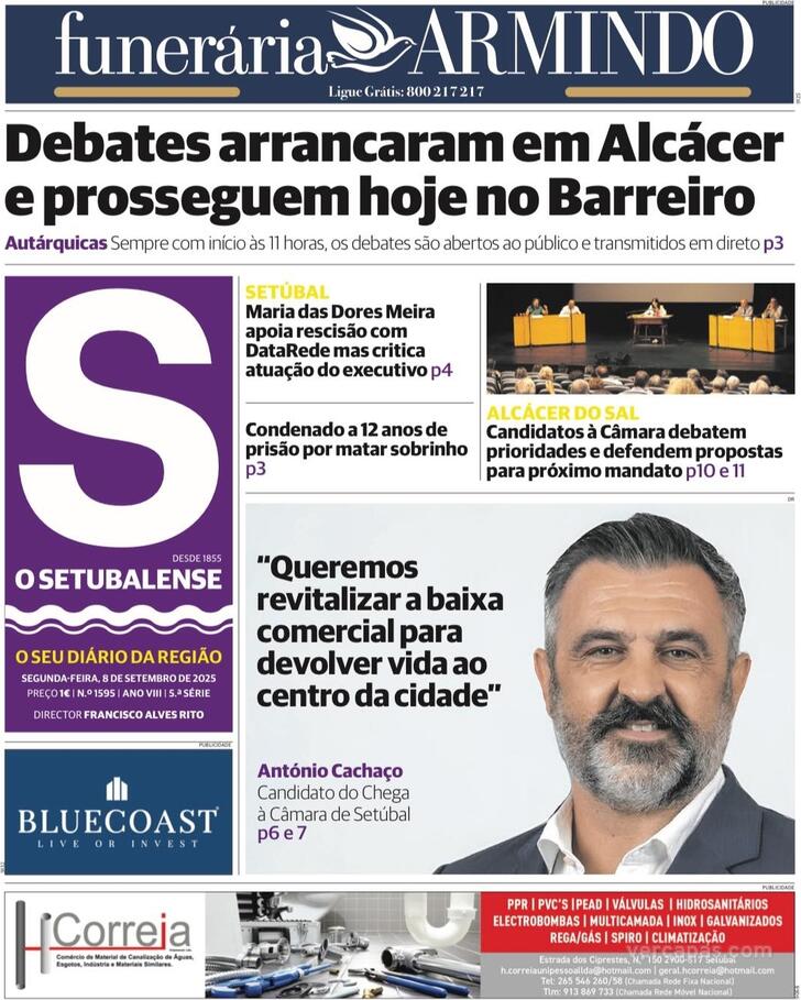 Capa O Setubalense - 2025-09-08