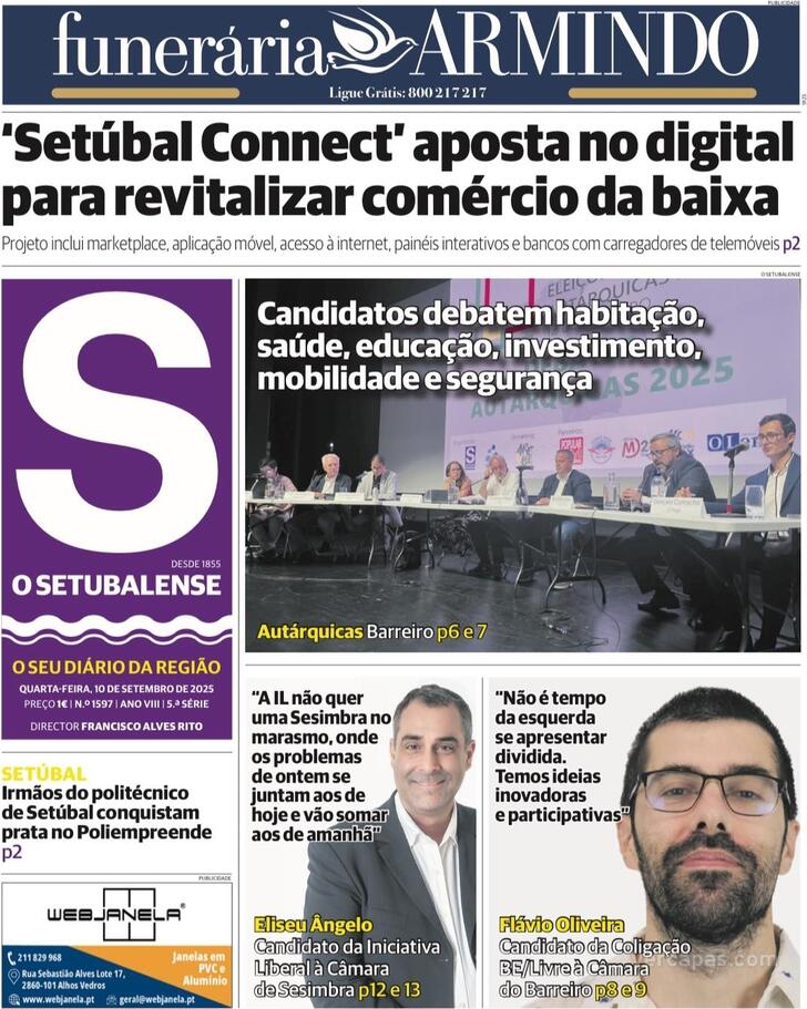 Capa O Setubalense - 2025-09-10
