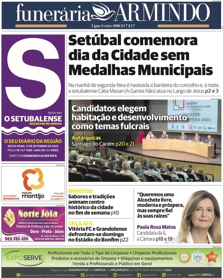 Capa O Setubalense - 2025-09-12