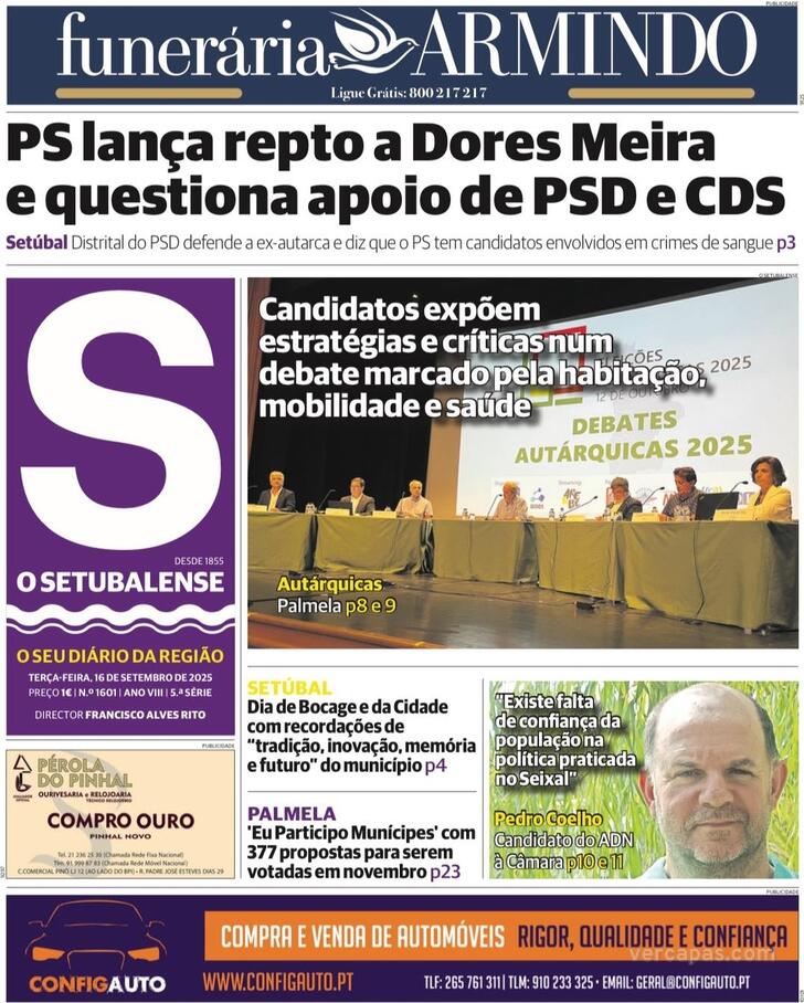 Capa O Setubalense - 2025-09-16