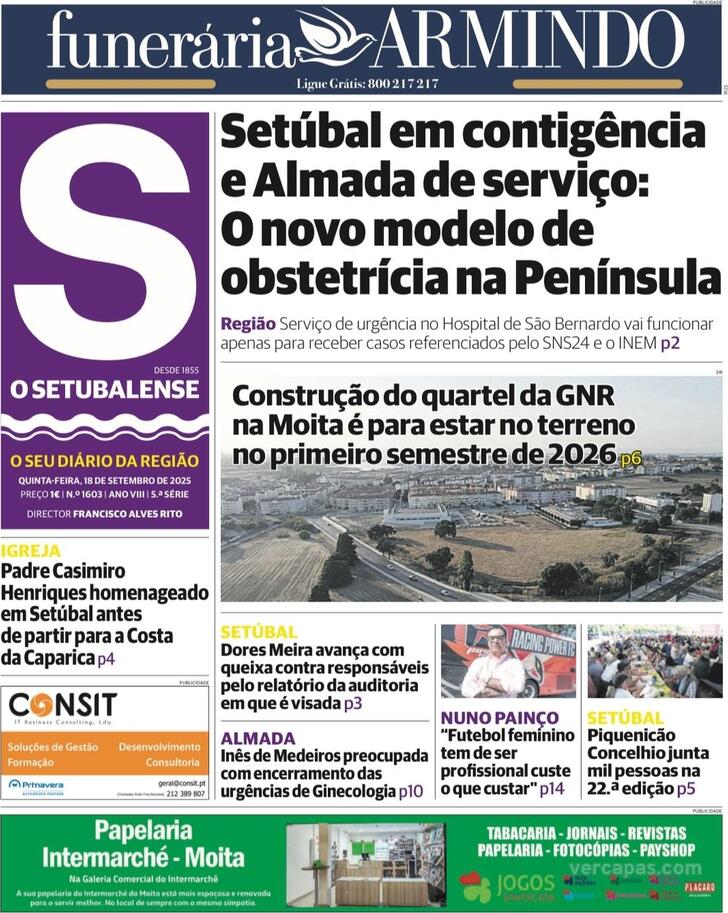 Capa O Setubalense - 2025-09-18