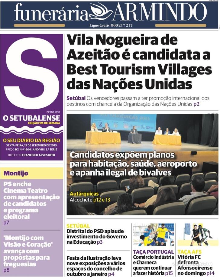 Capa O Setubalense - 2025-09-19