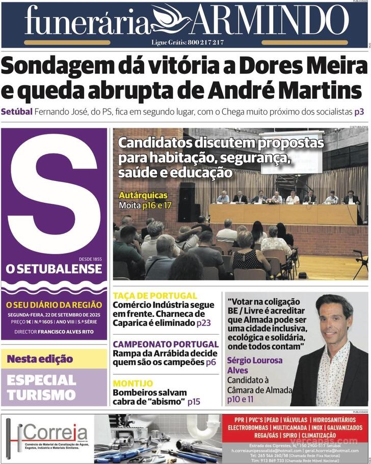 Capa O Setubalense - 2025-09-22