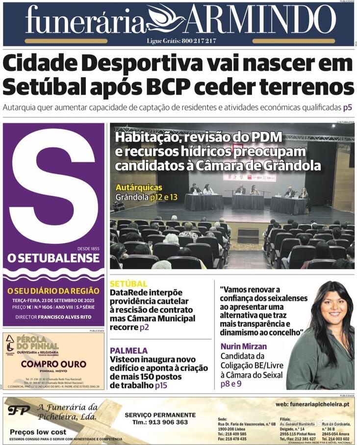 Capa O Setubalense - 2025-09-23