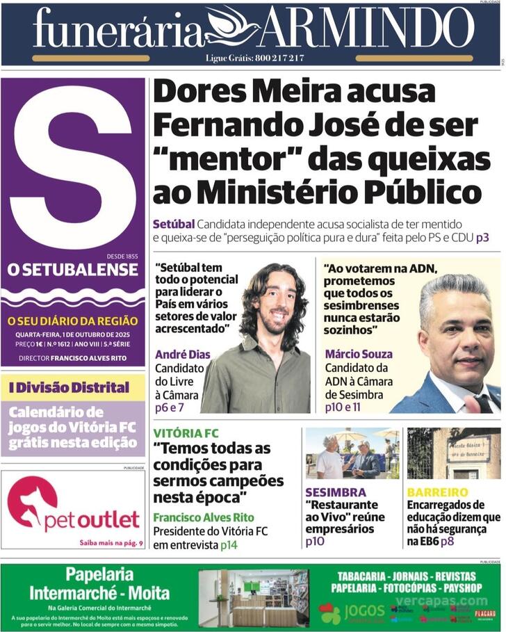 Capa O Setubalense - 2025-10-01