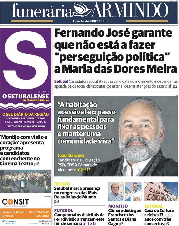 Capa O Setubalense - 2025-10-03