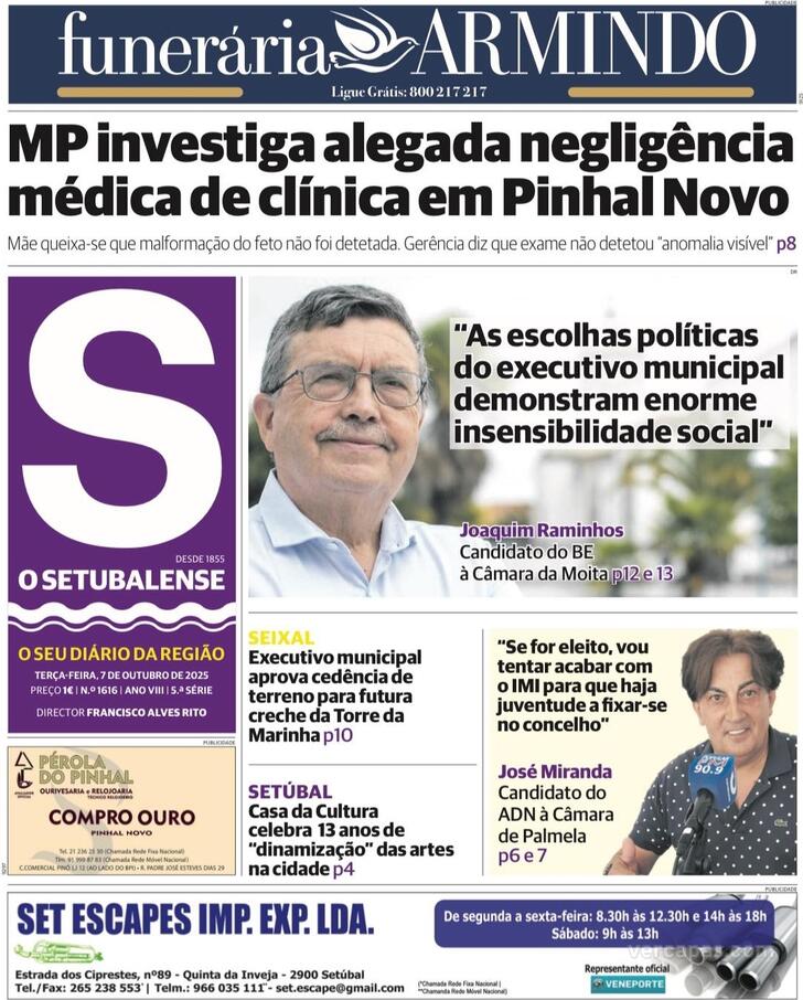 Capa O Setubalense - 2025-10-07