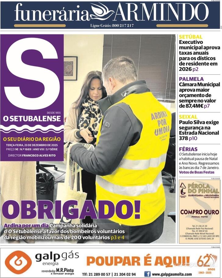Capa O Setubalense - 2025-12-23