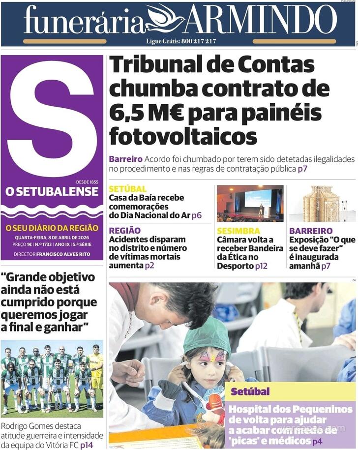 Capa O Setubalense - 2026-04-08