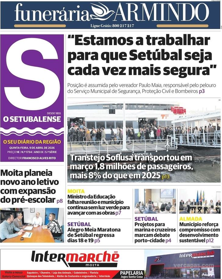 Capa O Setubalense - 2026-04-09