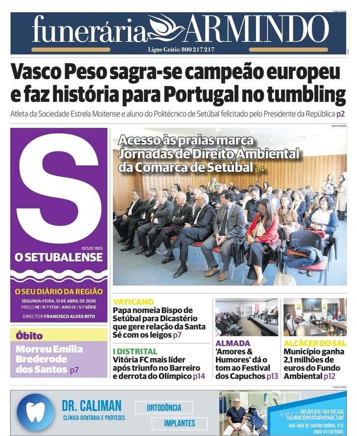 Capa O Setubalense - 2026-04-13