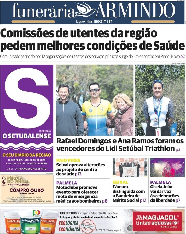 Capa O Setubalense - 2026-04-14