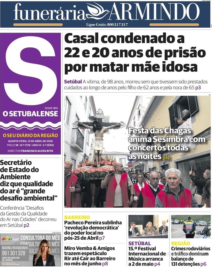 Capa O Setubalense - 2026-04-15