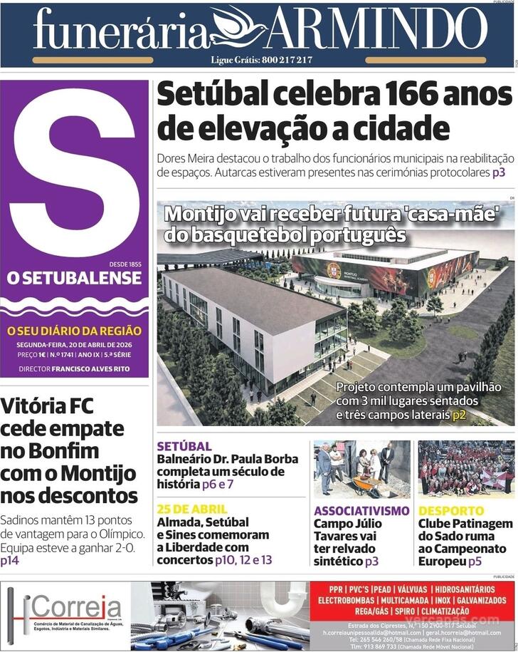 Capa O Setubalense - 2026-04-20