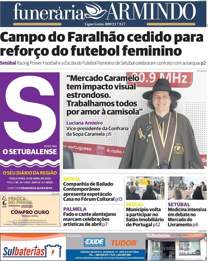 Capa O Setubalense - 2026-04-21