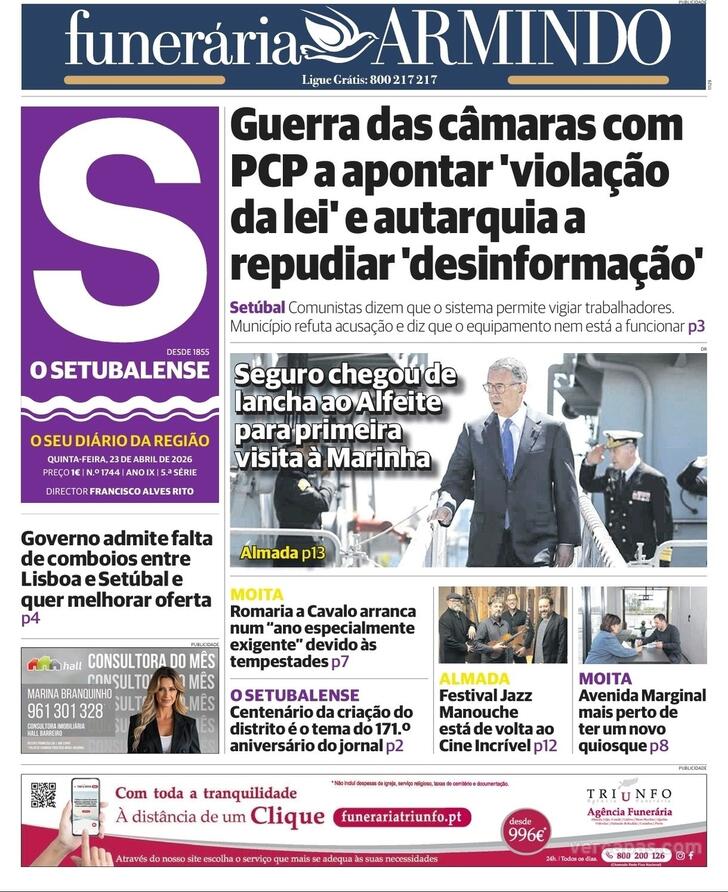 Capa O Setubalense - 2026-04-23