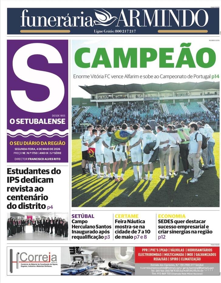 Capa O Setubalense - 2026-05-04