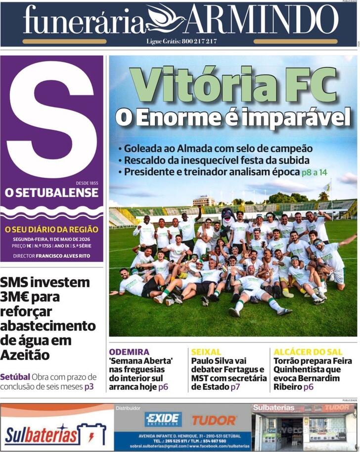 Capa O Setubalense - 2026-05-11