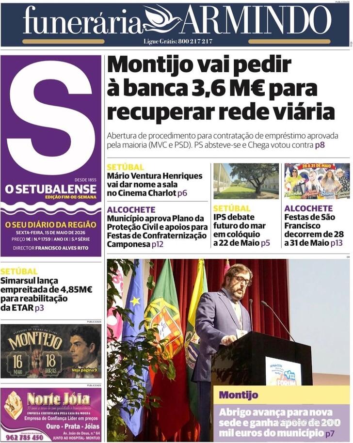 Capa O Setubalense - 2026-05-15