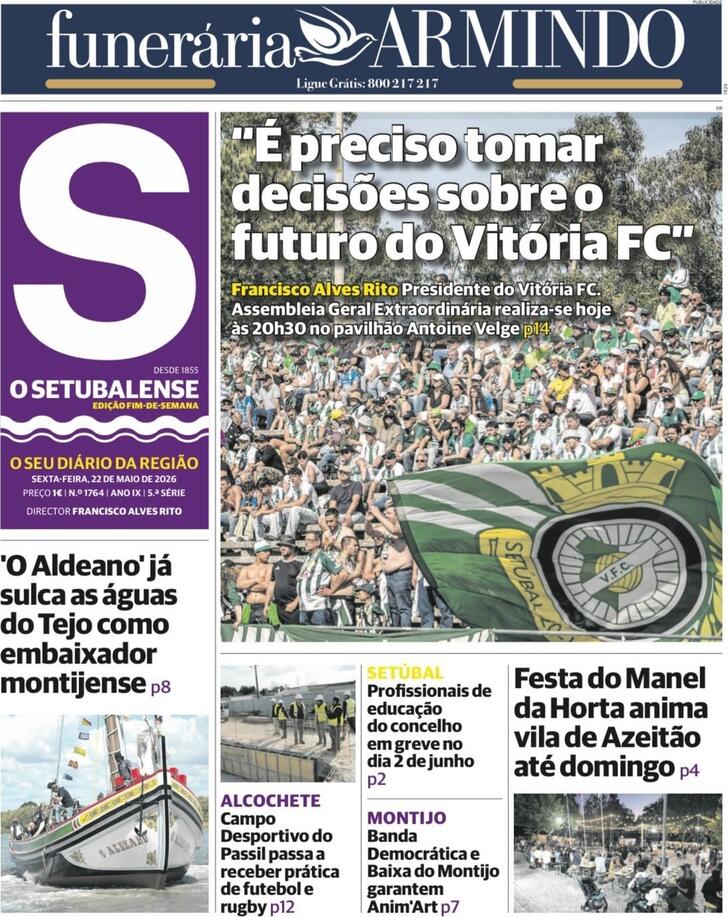 Capa O Setubalense - 2026-05-22