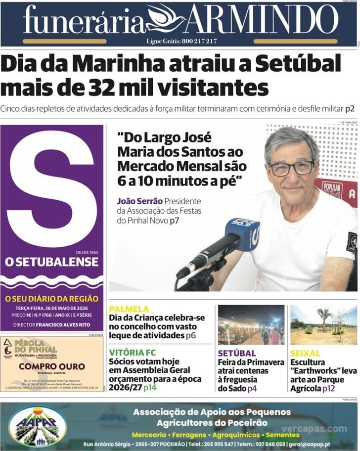 Capa O Setubalense - 2026-05-26