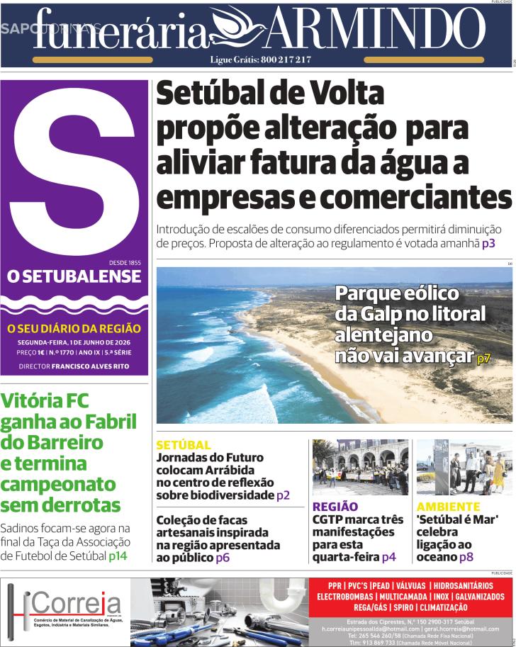 Capa O Setubalense - 2026-06-01