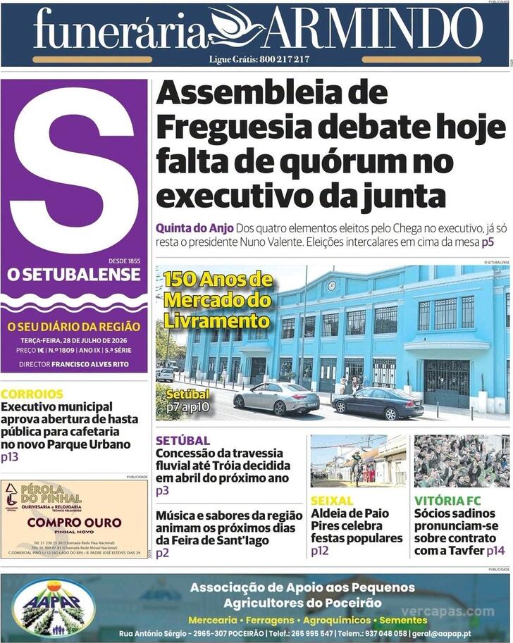 Capa O Setubalense - 2026-07-28