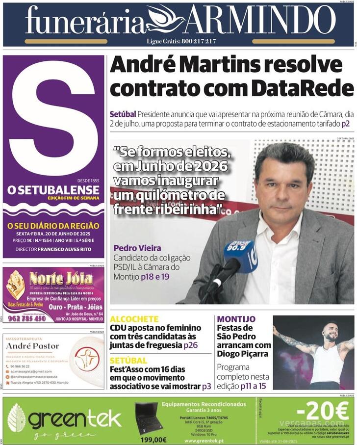 Capa O Setubalense - 2025-06-20