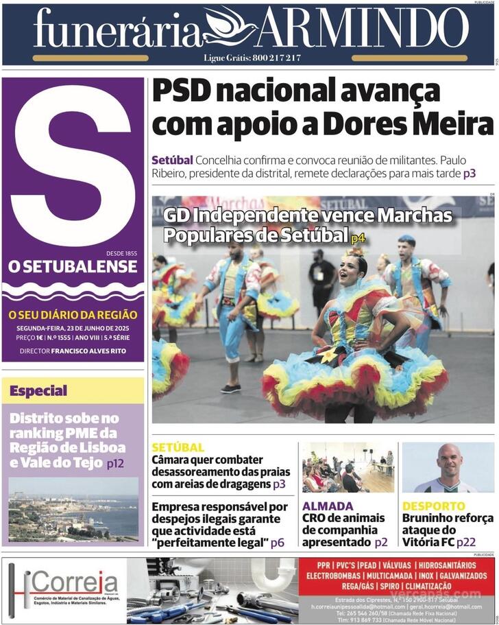 Capa O Setubalense - 2025-06-23