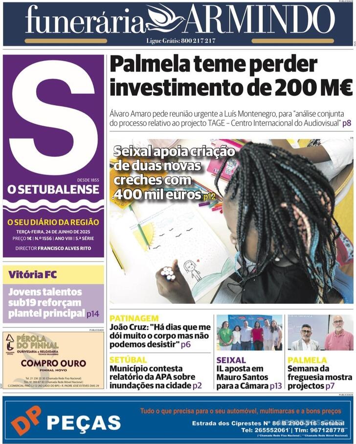 Capa O Setubalense - 2025-06-24
