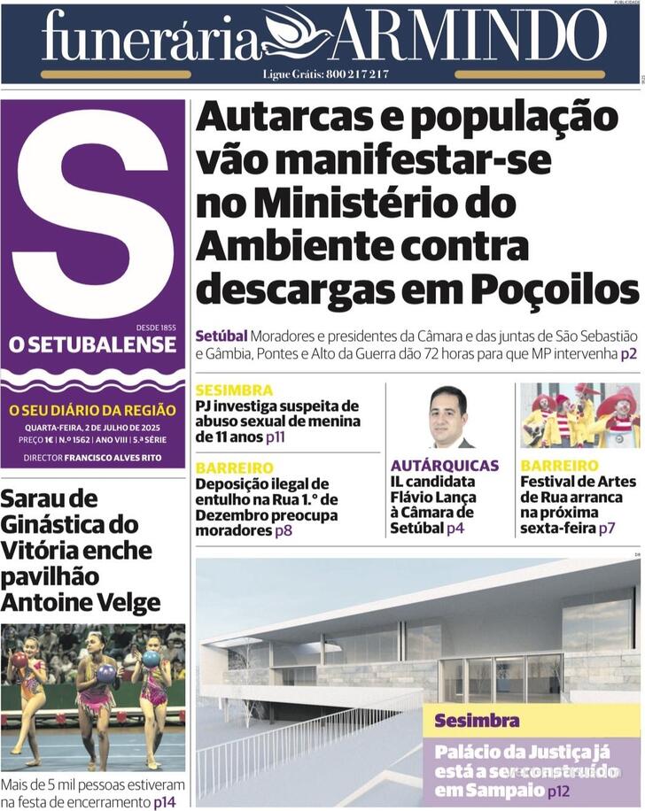 Capa O Setubalense - 2025-07-02