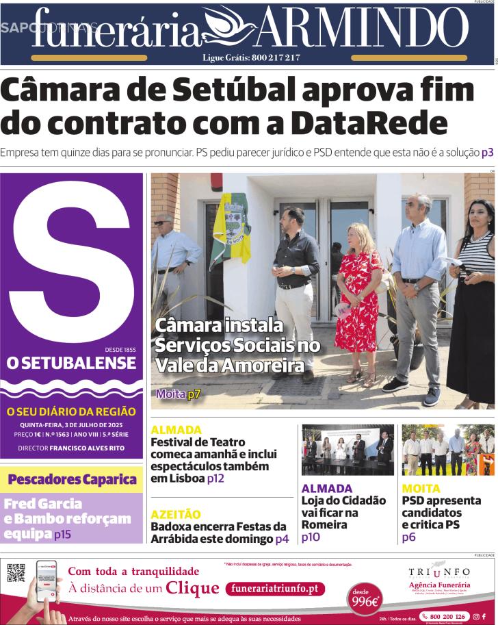 Capa O Setubalense - 2025-07-03