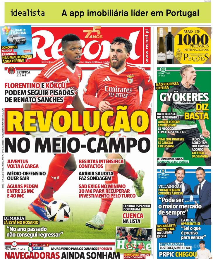 Capa Record - 2025-07-08