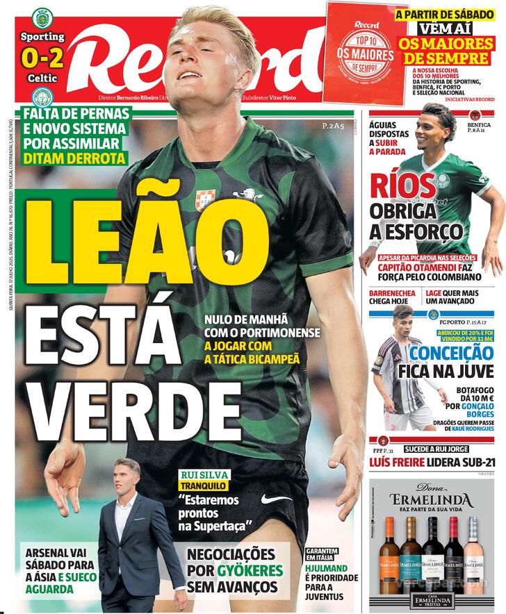 Capa Record - 2025-07-17