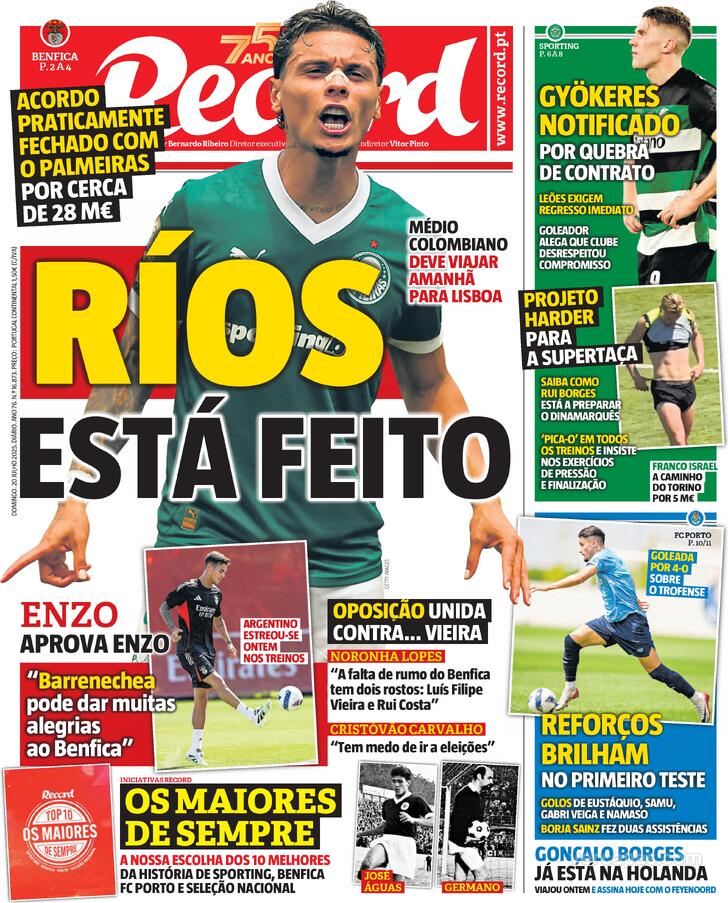Capa Record - 2025-07-20