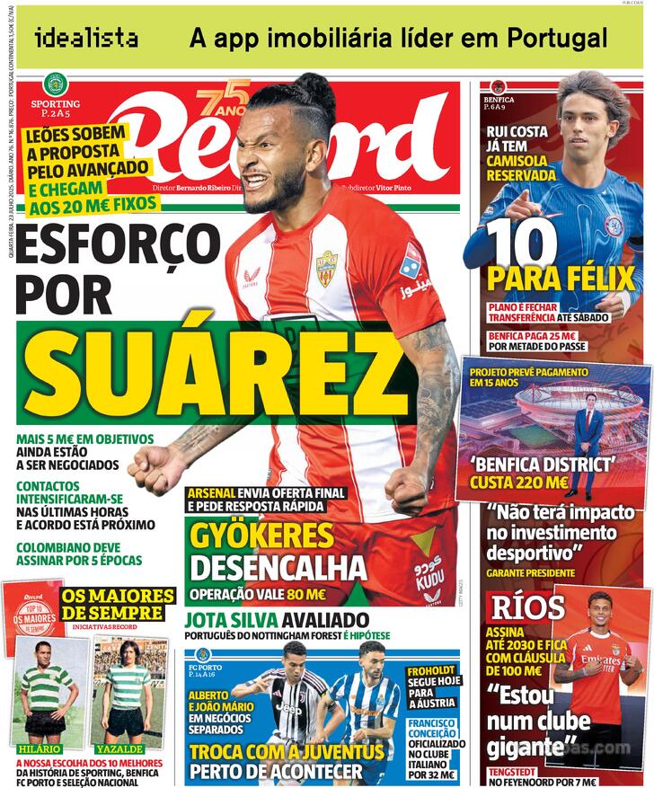 Capa Record - 2025-07-23