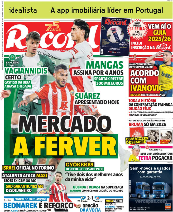 Capa Record - 2025-07-28