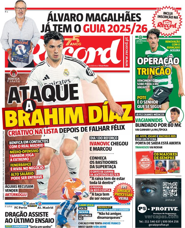 Capa Record - 2025-08-03