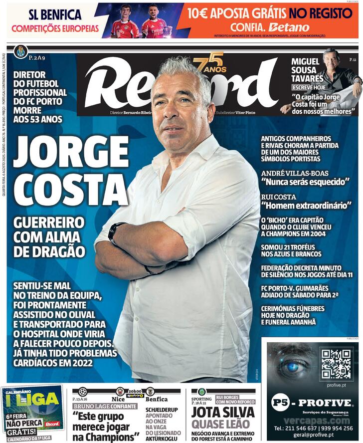 Capa Record - 2025-08-06