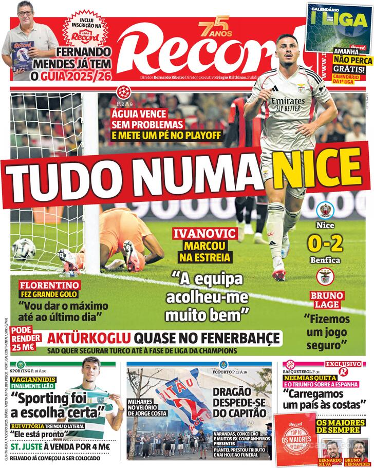 Capa Record - 2025-08-07