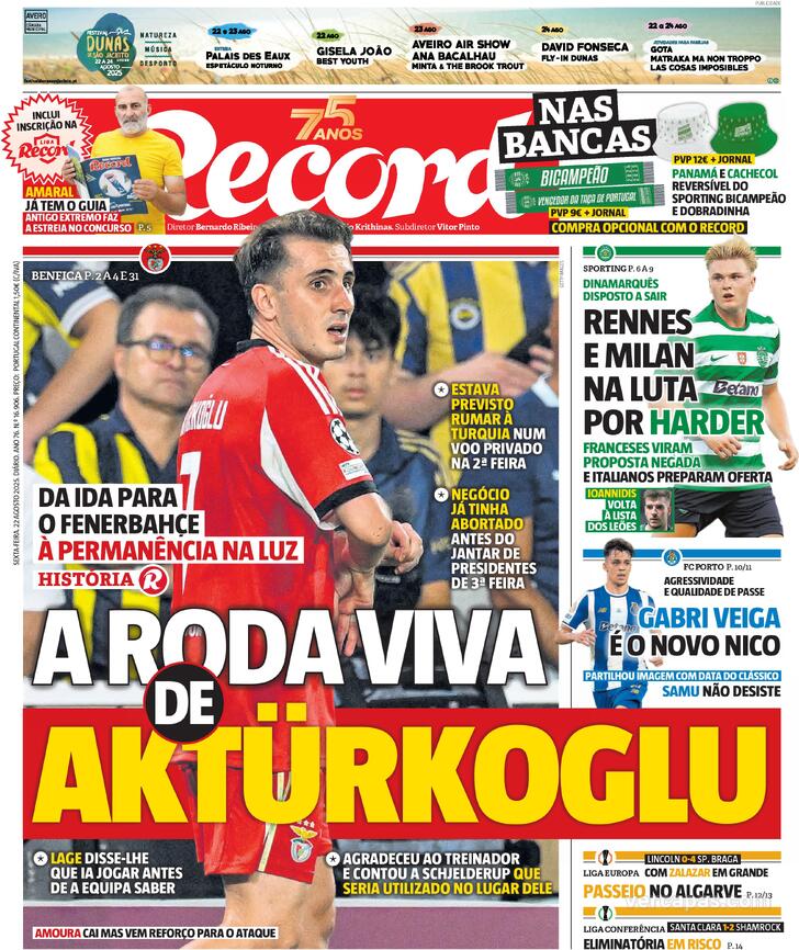 Capa Record - 2025-08-22